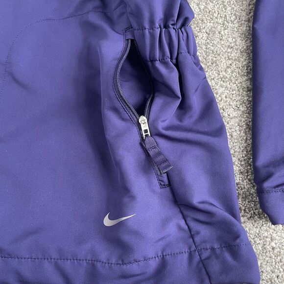 NIKE Golf Women's 1/4 Zip Pullover Jacket Windbreaker Purple Size Medium - Picture 6 of 11